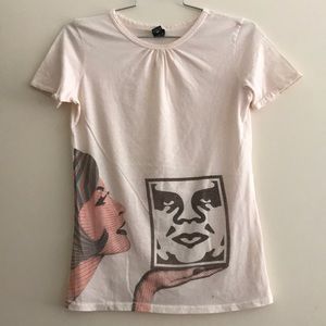 OBEY Face in Hand Graphic Tee
